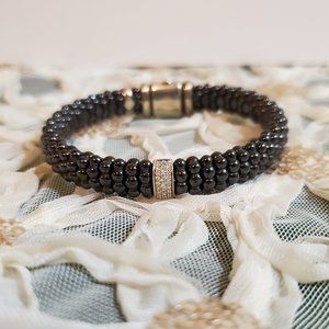 Authentic Lagos Black Caviar bracelet